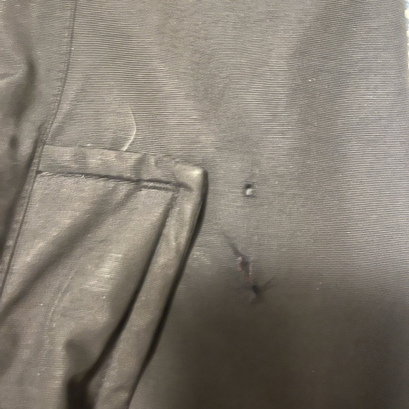 Woolrich navy coat with removable fur lined hood - Picture 7 of 8